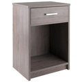 Winsome Wood Winsome Wood 16115 Rennick Accent Table; Ash Gray - 15.75 x 12.4 x 23.75 in. 16115